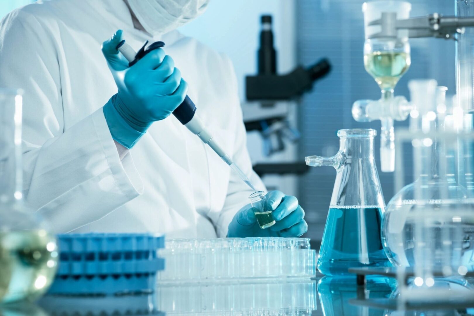Pharmaceutical laboratory and compounding support